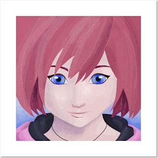 Kingdom Hearts 3 Kairi Portrait Posters and Art